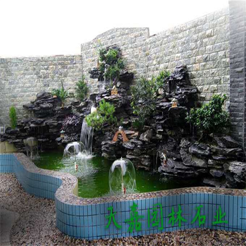 西乌珠穆沁小庭院水景设计